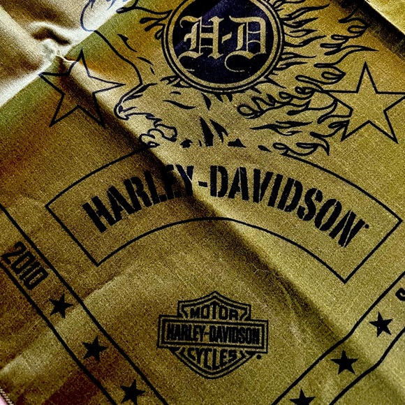 Rare Harley Davidson Salutes The Military Bandana 2010 - Picture 2 of 5
